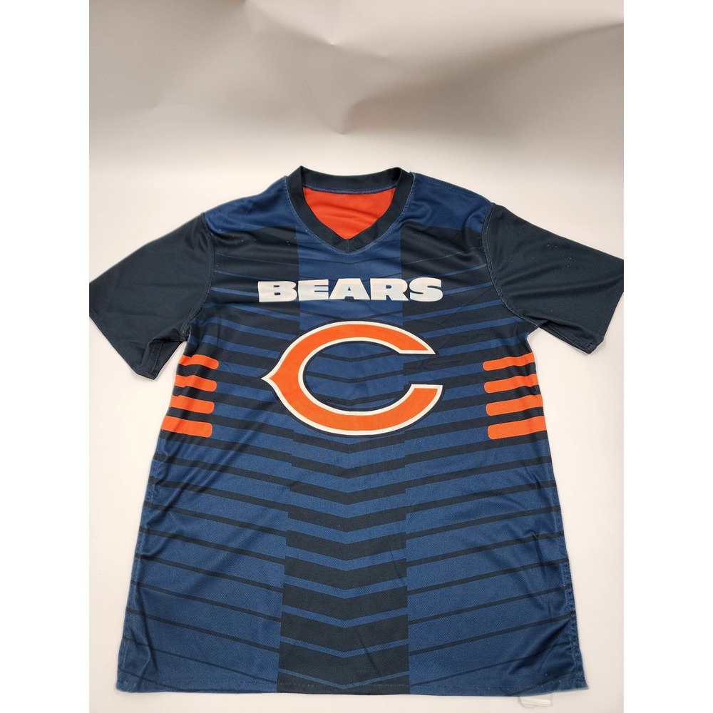 NFL FLAG Chicago Bears Reversible Jersey Youth XL Navy Orange Football Shirt